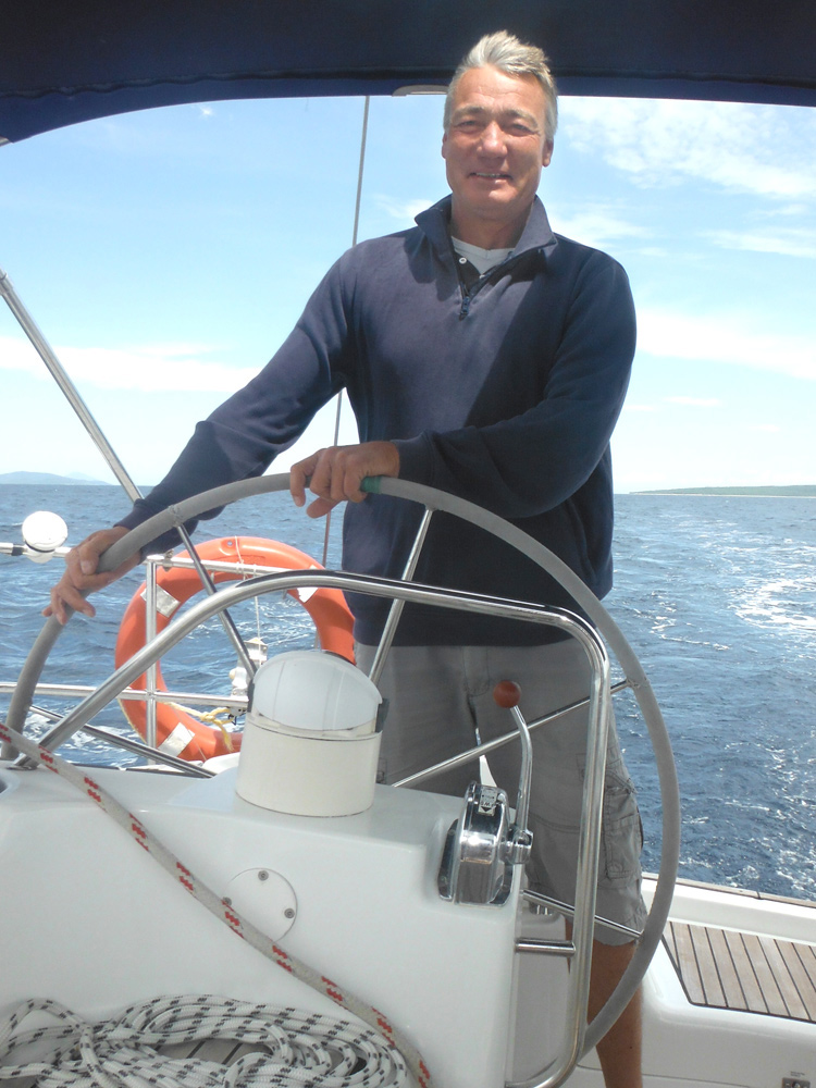 Didi beim Segeltörn auf der Fair Lady